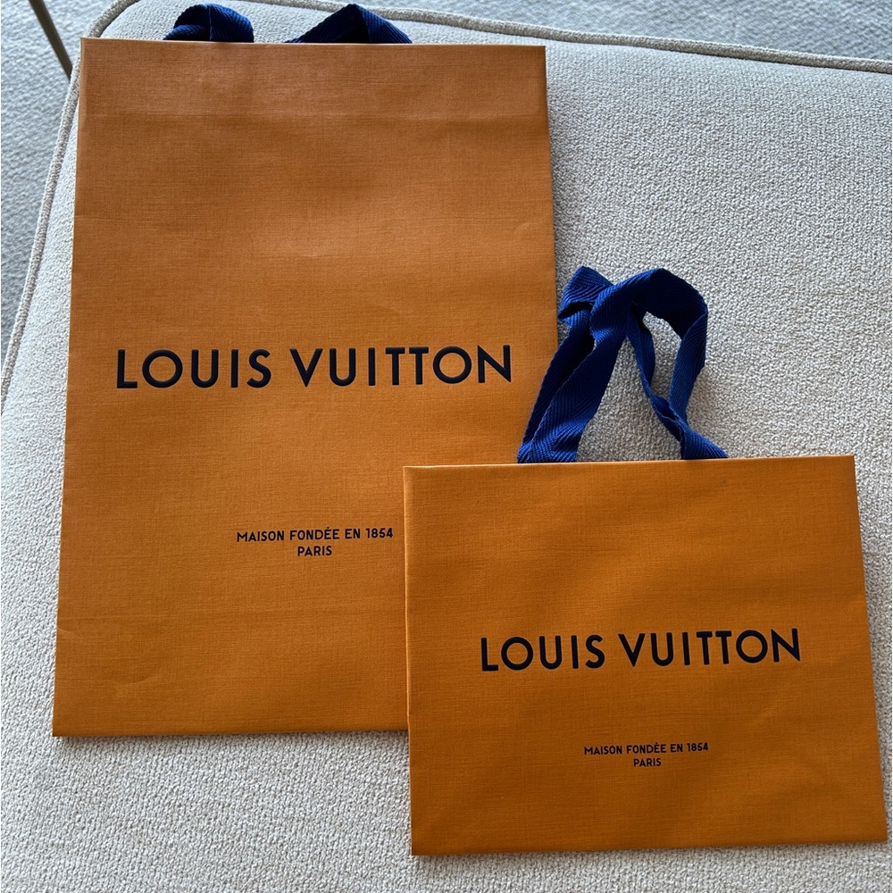 Louis Vuitton carrier bags excellent condition